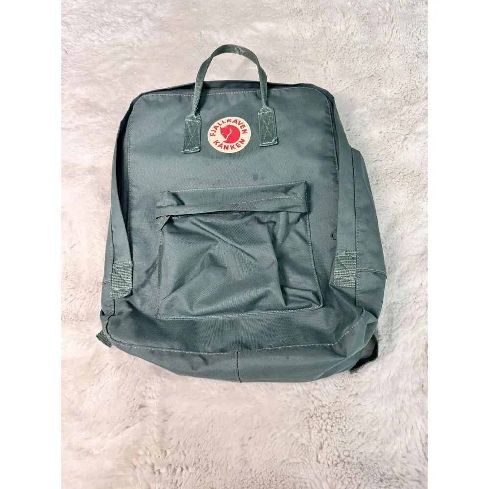 Fjallraven Kanken Classic 16L Backpack Green School Travel Daypack